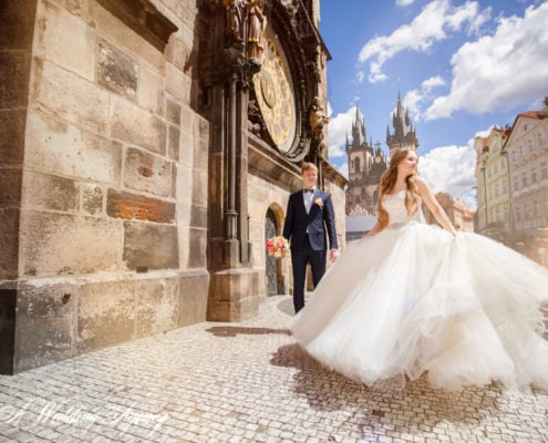 Dasha & Andrew in the Pruhonice Castle