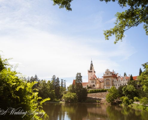 Svatba na zámku Průhonice