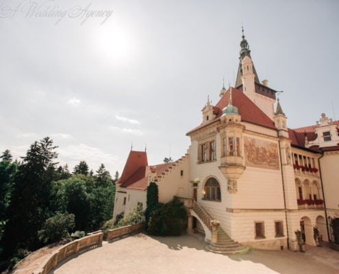 Svatba na zámku Průhonice