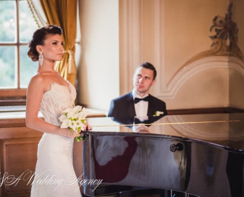 Wedding in the Dobris Castle