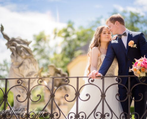 Dasha & Andrew in the Pruhonice Castle