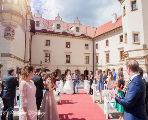 Svatba na zámku Průhonice