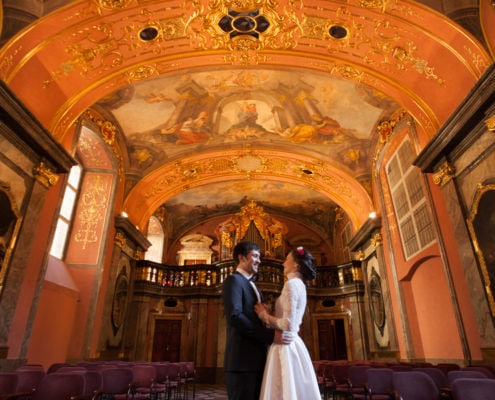 Klementinum Praha svatba