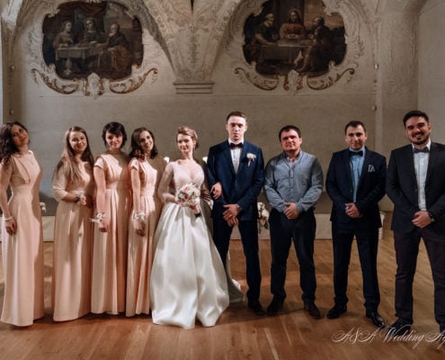Wedding in Baroque Hall, Prague