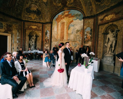 Wedding in the Vrtbovska Gardens