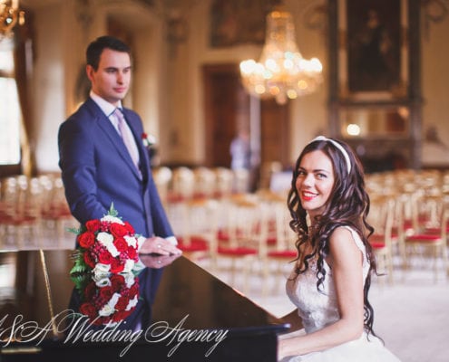 Wedding in the Dobris Castle