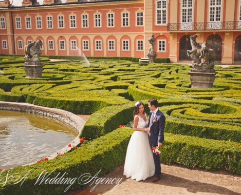 Wedding in the Dobris Castle